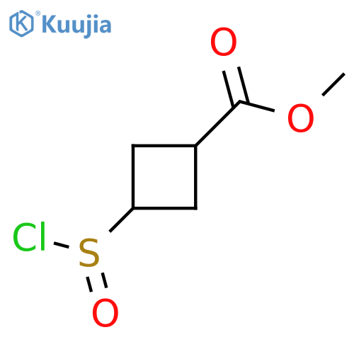 Methyl (1r,3r)-3-(chlorosulfinyl)cyclobutane-1-carboxylate structure