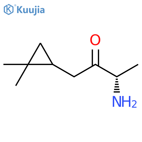 2-Butanone, 3-amino-1-(2,2-dimethylcyclopropyl)-, (3S)- structure