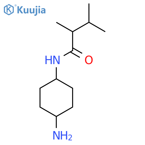 Butanamide, N-(cis-4-aminocyclohexyl)-2,3-dimethyl- structure