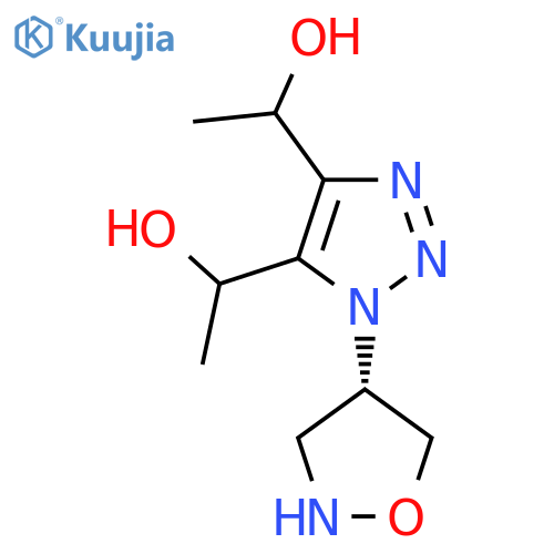 1H-1,2,3-Triazole-4,5-dimethanol, 1-(4S)-4-isoxazolidinyl-α4,α5-dimethyl- structure