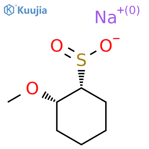 sodium (1R,2S)-2-methoxycyclohexane-1-sulfinate structure