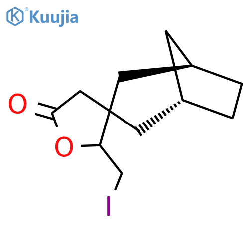(1S,5R)-2'-(iodomethyl)spirobicyclo3.2.1octane-3,3'-oxolane-5'-one structure