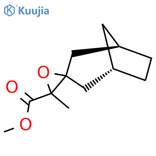 methyl (1S,5R)-3'-methylspiro[bicyclo[3.2.1]octane-3,2'-oxirane]-3'-carboxylate structure