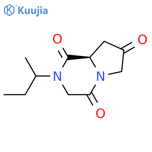 (8aR)-2-(butan-2-yl)-octahydropyrrolo1,2-apiperazine-1,4,7-trione structure