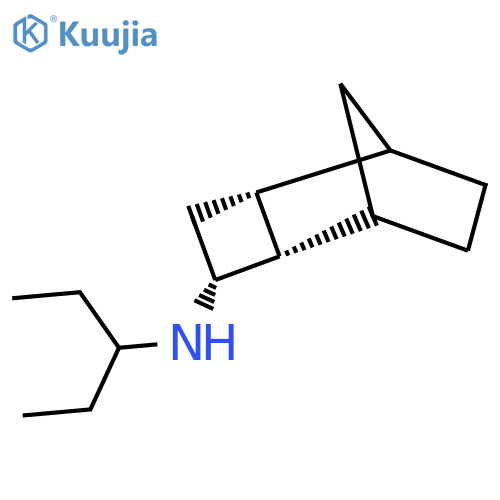 rac-(2R,3S,5S)-N-(pentan-3-yl)tricyclo[4.2.1.0,2,5]nonan-3-amine structure