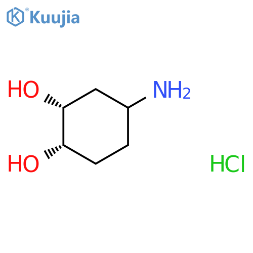 1,2-Cyclohexanediol, 4-amino-, hydrochloride (1:1), (1R,2S)-rel- structure