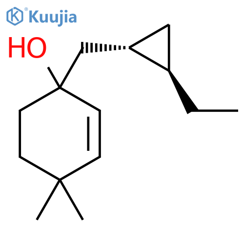 rac-1-{[(1R,2S)-2-ethylcyclopropyl]methyl}-4,4-dimethylcyclohex-2-en-1-ol structure