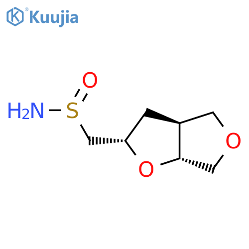 rac-[(2R,3aR,6aS)-hexahydrofuro[2,3-c]furan-2-yl]methanesulfinamide structure