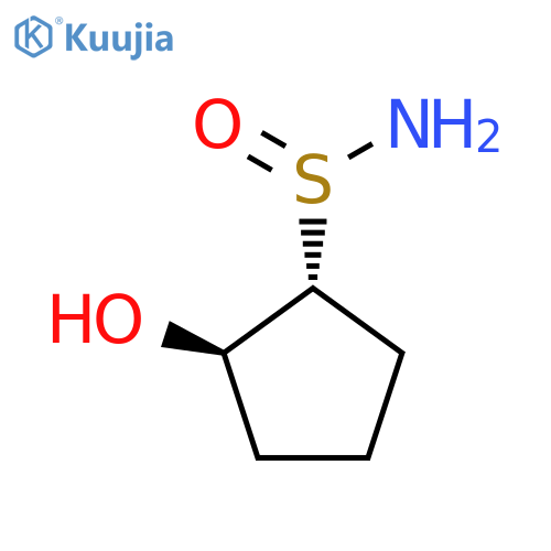 rac-(1R,2R)-2-hydroxycyclopentane-1-sulfinamide structure