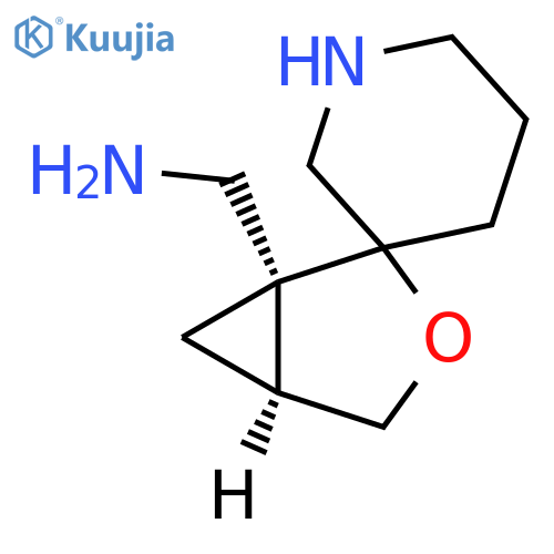 Spiro[3-oxabicyclo[3.1.0]hexane-2,3'-piperidine]-1-methanamine, (1R,5S)-rel- structure