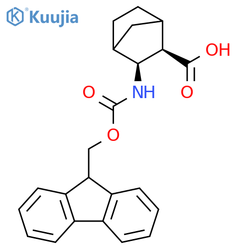 Bicyclo[2.2.1]heptane-2-carboxylic acid, 3-[[(9H-fluoren-9-ylmethoxy)carbonyl]amino]-, (2R,3S)-rel- structure