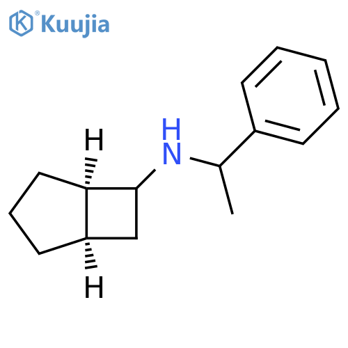 Bicyclo[3.2.0]heptan-6-amine, N-(1-phenylethyl)-, (1R,5R)-rel- structure