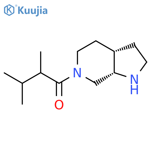 rac-1-[(3aR,7aR)-octahydro-1H-pyrrolo[2,3-c]pyridin-6-yl]-2,3-dimethylbutan-1-one structure