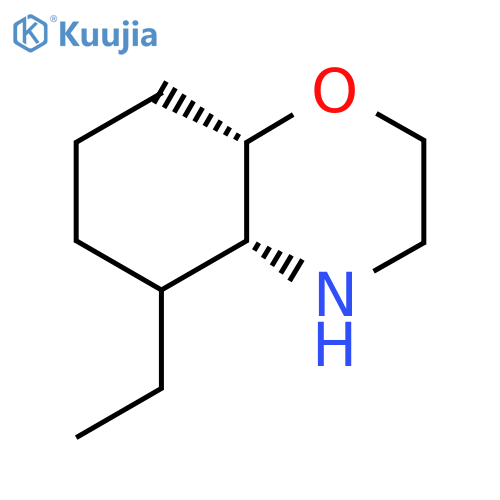 rac-(4aR,8aS)-5-ethyl-octahydro-2H-1,4-benzoxazine structure