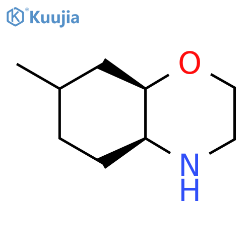 rac-(4aR,8aS)-7-methyl-octahydro-2H-1,4-benzoxazine structure