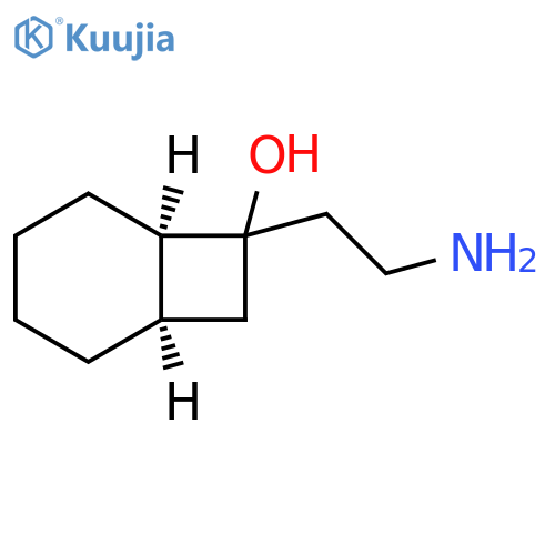 Bicyclo[4.2.0]octan-7-ol, 7-(2-aminoethyl)-, (1R,6R)-rel- structure
