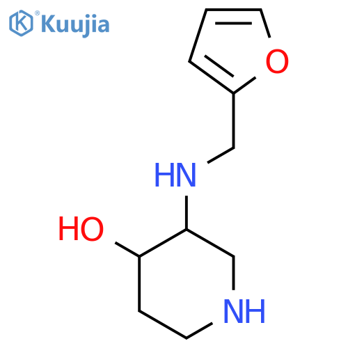 3-{[(Furan-2-yl)methyl]amino}piperidin-4-ol structure