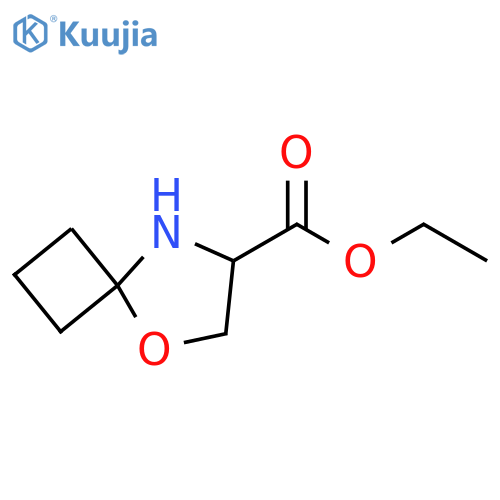5-Oxa-8-azaspiro[3.4]octane-7-carboxylic acid, ethyl ester structure