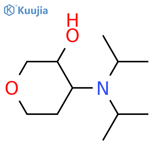 4-bis(propan-2-yl)aminooxan-3-ol structure