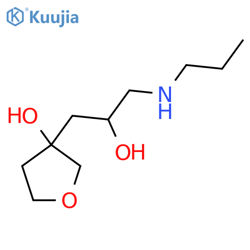 3-Furanethanol, tetrahydro-3-hydroxy-α-[(propylamino)methyl]- structure