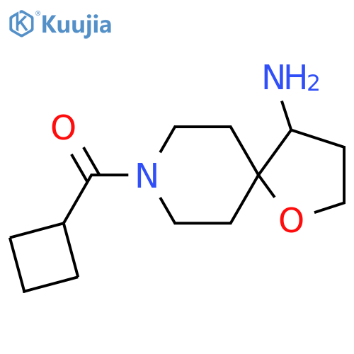 8-cyclobutanecarbonyl-1-oxa-8-azaspiro4.5decan-4-amine structure