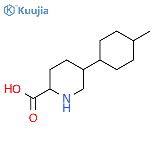 5-(4-Methylcyclohexyl)piperidine-2-carboxylic acid structure