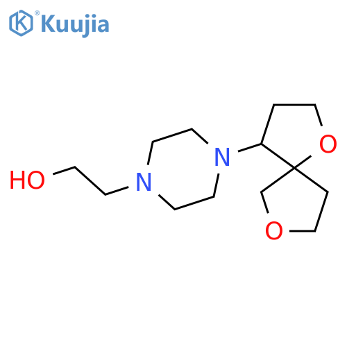 2-(4-{1,7-Dioxaspiro[4.4]nonan-4-yl}piperazin-1-yl)ethan-1-ol structure