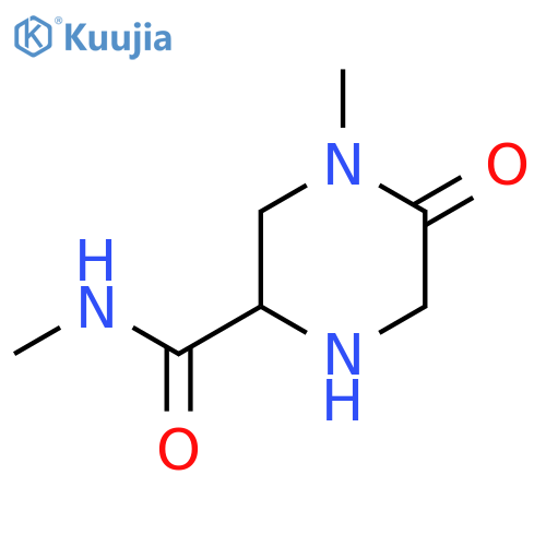 N,4-dimethyl-5-oxopiperazine-2-carboxamide structure
