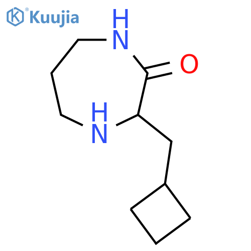 3-(Cyclobutylmethyl)-1,4-diazepan-2-one structure