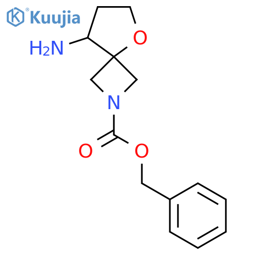 Benzyl 8-amino-5-oxa-2-azaspiro[3.4]octane-2-carboxylate structure