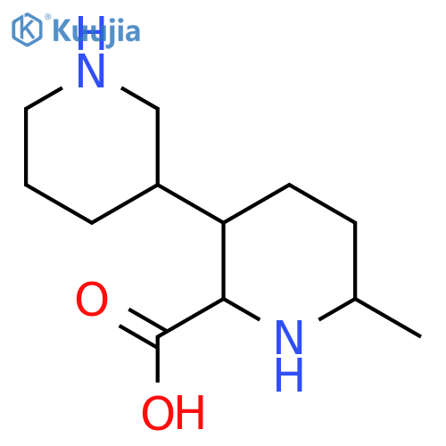 6-Methyl-3-(piperidin-3-yl)piperidine-2-carboxylic acid structure