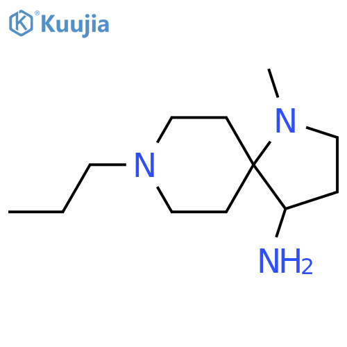 1,8-Diazaspiro[4.5]decan-4-amine, 1-methyl-8-propyl- structure