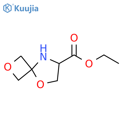2,5-Dioxa-8-azaspiro[3.4]octane-7-carboxylic acid, ethyl ester structure