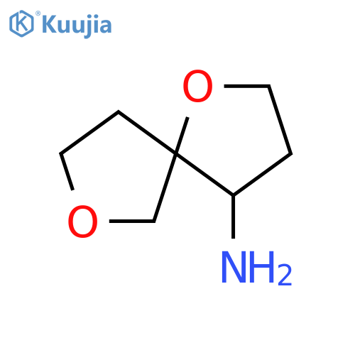 1,7-dioxaspiro[4.4]nonan-4-amine structure