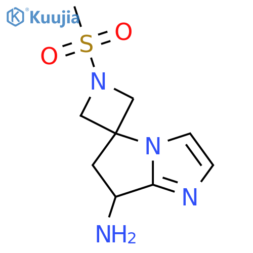 Spiro[azetidine-3,5'-[5H]pyrrolo[1,2-a]imidazol]-7'-amine, 6',7'-dihydro-1-(methylsulfonyl)- structure