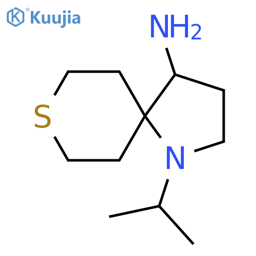 1-(Propan-2-yl)-8-thia-1-azaspiro[4.5]decan-4-amine structure