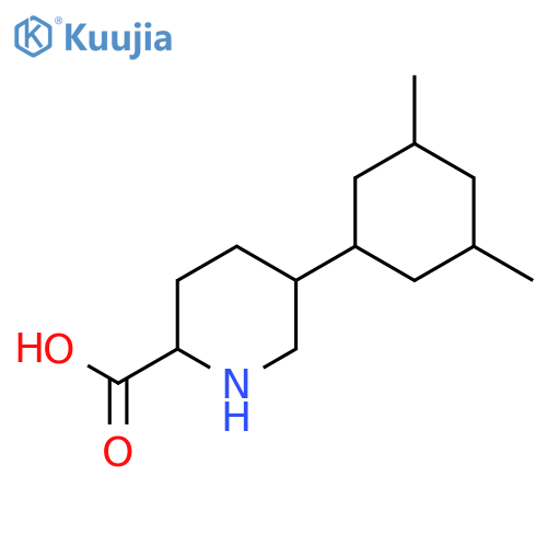5-(3,5-Dimethylcyclohexyl)piperidine-2-carboxylic acid structure