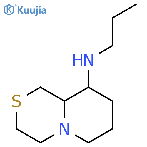 Pyrido[2,1-c][1,4]thiazin-9-amine, octahydro-N-propyl- structure