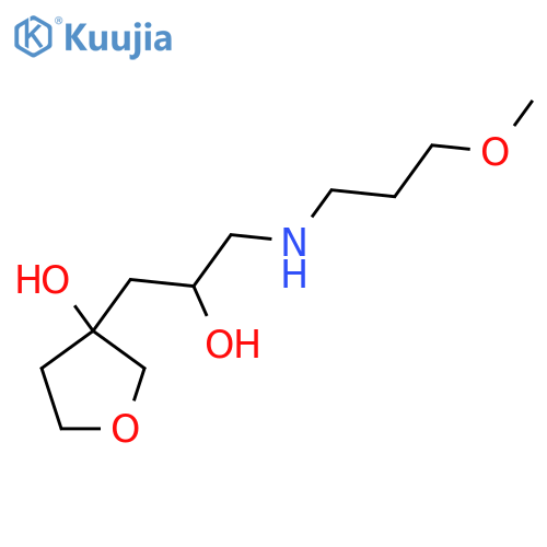 3-Furanethanol, tetrahydro-3-hydroxy-α-[[(3-methoxypropyl)amino]methyl]- structure