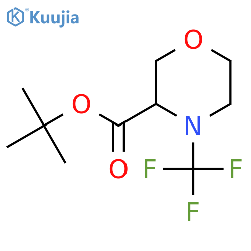 tert-butyl 4-(trifluoromethyl)morpholine-3-carboxylate structure