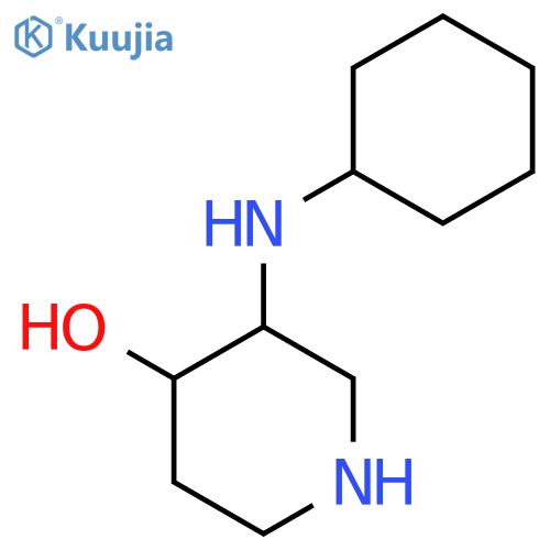 3-(Cyclohexylamino)piperidin-4-ol structure