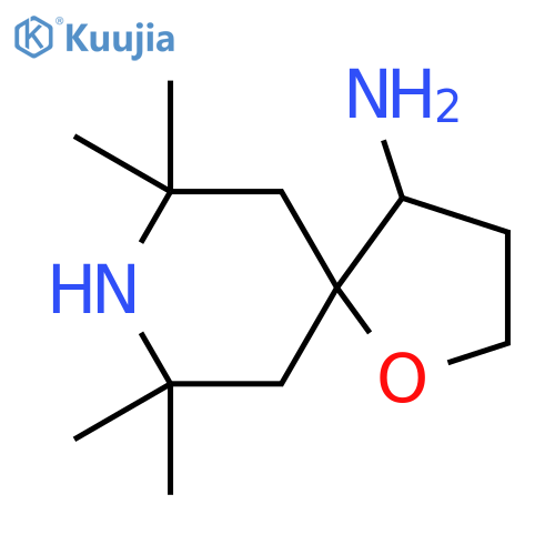 7,7,9,9-Tetramethyl-1-oxa-8-azaspiro[4.5]decan-4-amine structure