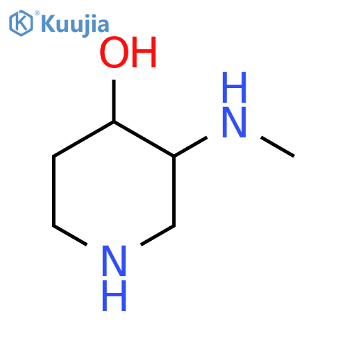 3-(Methylamino)piperidin-4-ol structure