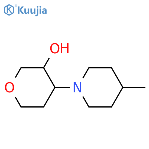 4-(4-Methylpiperidin-1-yl)oxan-3-ol structure