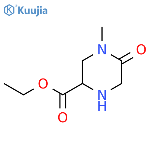 Ethyl 4-methyl-5-oxopiperazine-2-carboxylate structure