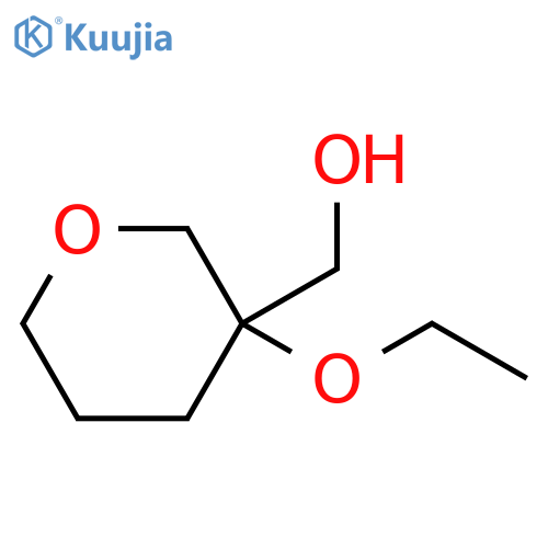 (3-ethoxyoxan-3-yl)methanol structure
