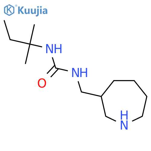 1-[(Azepan-3-yl)methyl]-3-(2-methylbutan-2-yl)urea structure