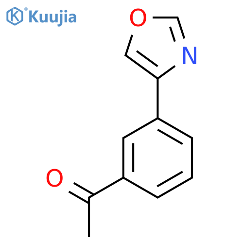 1-(3-(Oxazol-4-yl)phenyl)ethanone structure