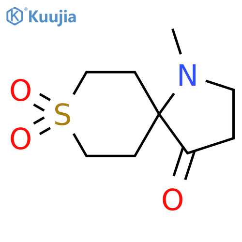 8-Thia-1-azaspiro[4.5]decan-4-one, 1-methyl-, 8,8-dioxide structure
