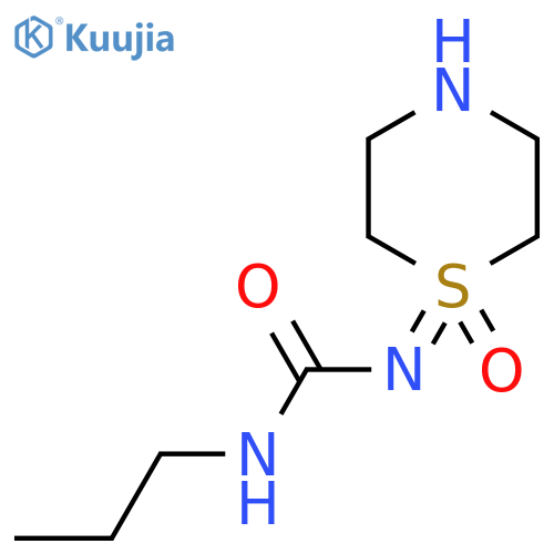 1-(1-oxo-1lambda6-thiomorpholin-1-ylidene)-3-propylurea structure
